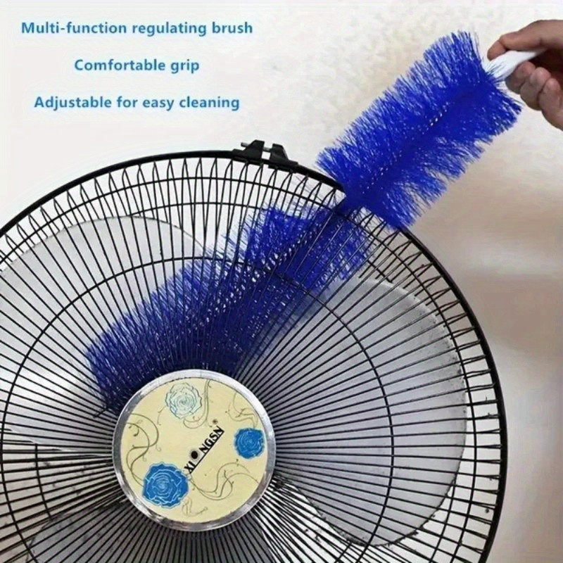 CRUSIO Flexible Fan Cleaning Brush - Long Handle Dust Removal Brush For Blades, Vents & Tight Spaces