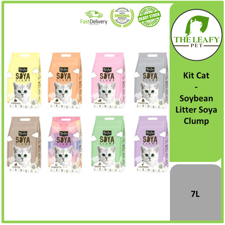 KitCat / Kit Cat Soybean Litter Soya Clump Cat Litter - 7L ( Tofu ... - Soybean Cat Litter Variety