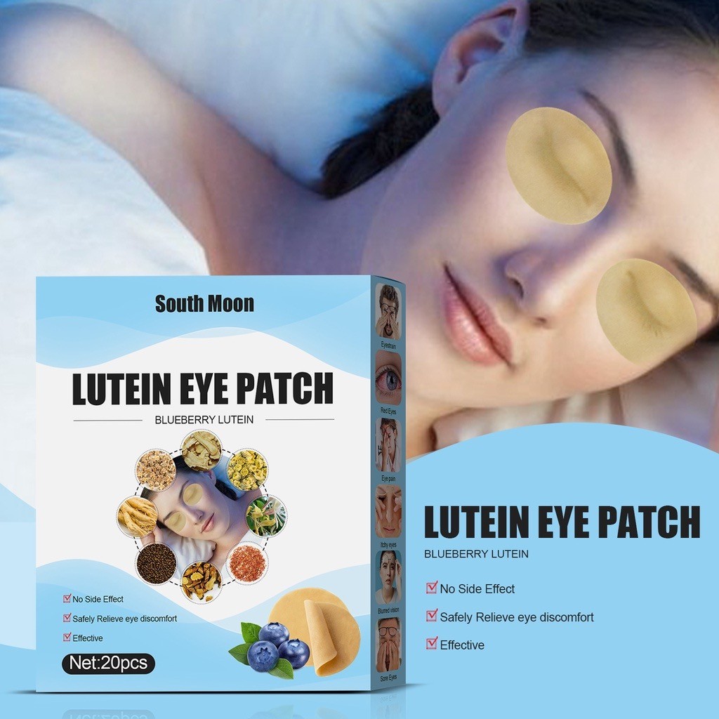 20pcs/box Blueberry Lutein Eye Patch for Relieving Visual Fatigue and ...
