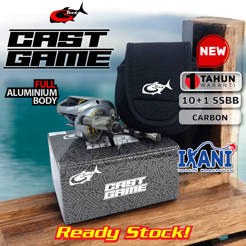 𝐆-𝐓𝐞𝐜𝐡 𝐂𝐀𝐒𝐓 𝐆𝐀𝐌𝐄 BAITCASTING FISHING REEL 10+1 SSBB ALUMINIUM FRAME ...