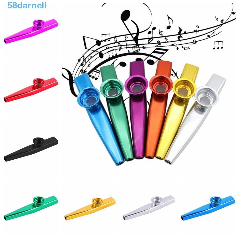 DARNELL Metal Kazoo, Aluminium Alloy Instruments Diaphragm Mouth Kazoos, Musical Instrument