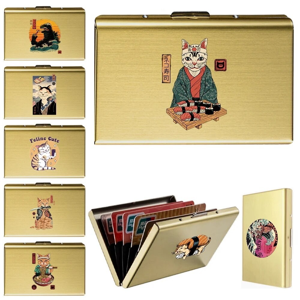 Simplicity Bank Card Credit Card Storage Metal Card Boxs New Men's Anti ...