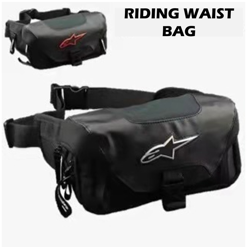 Riding Waist Bag Waterproof Sling Bag Shoulder Bag Beg Waist Bag Pouch ...