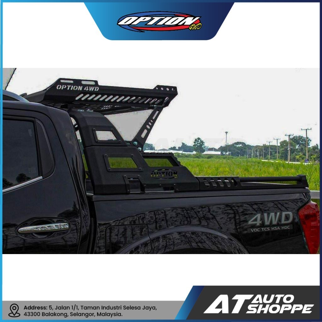 OPTION 4WD 4x4 option4wd SPORT ROLL BAR V1 WITH ROOF RACK FOR FORD ...