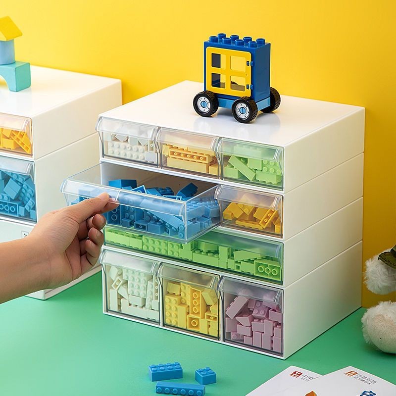 Lego building block storage box multi-layer drawer-type multi ...