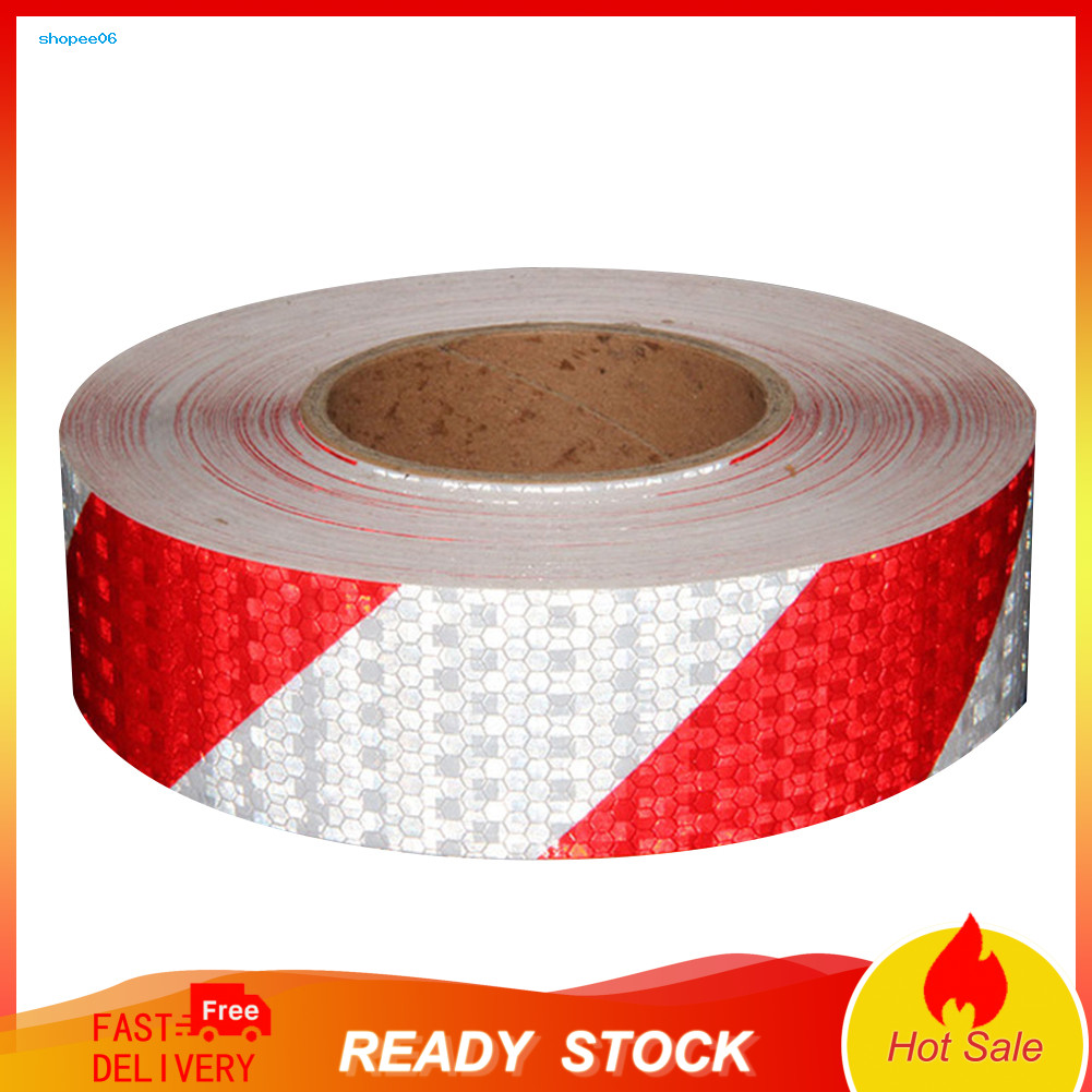 2"*164' White With Blue Arrows Reflective Warning Conspicuity Tape Film Sticker-749555