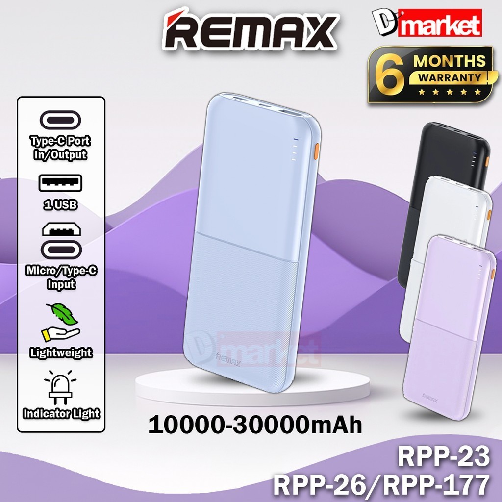 Remax RPP-23 10000mAh Powerbank Remax RPP-26 20000mAh Pawer Bank Remax ...