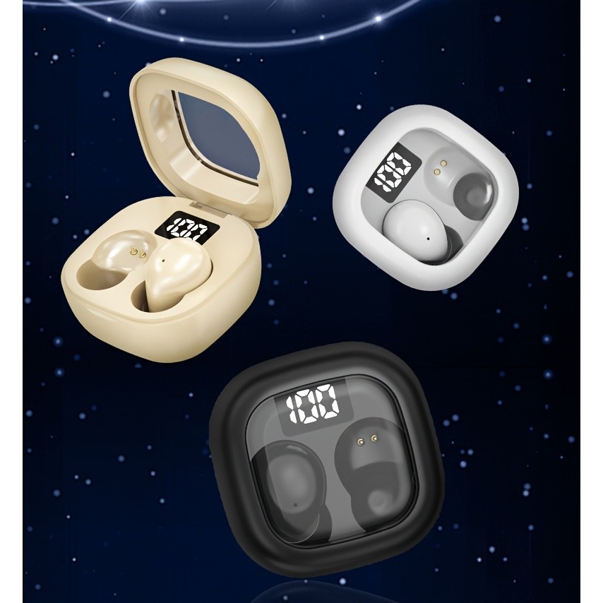 Mini Wireless Earbuds, Invisible Low Profile Design, Push Button ...