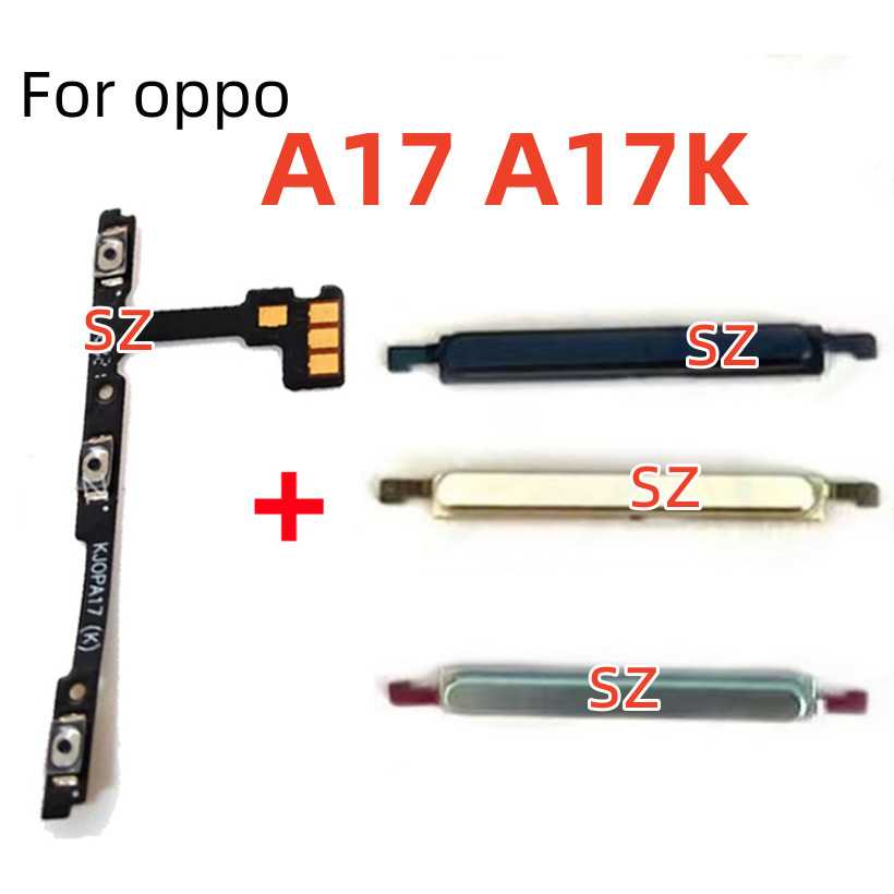 For oppo A17 A17K Power button flex on / off Switch Button Side Key ...