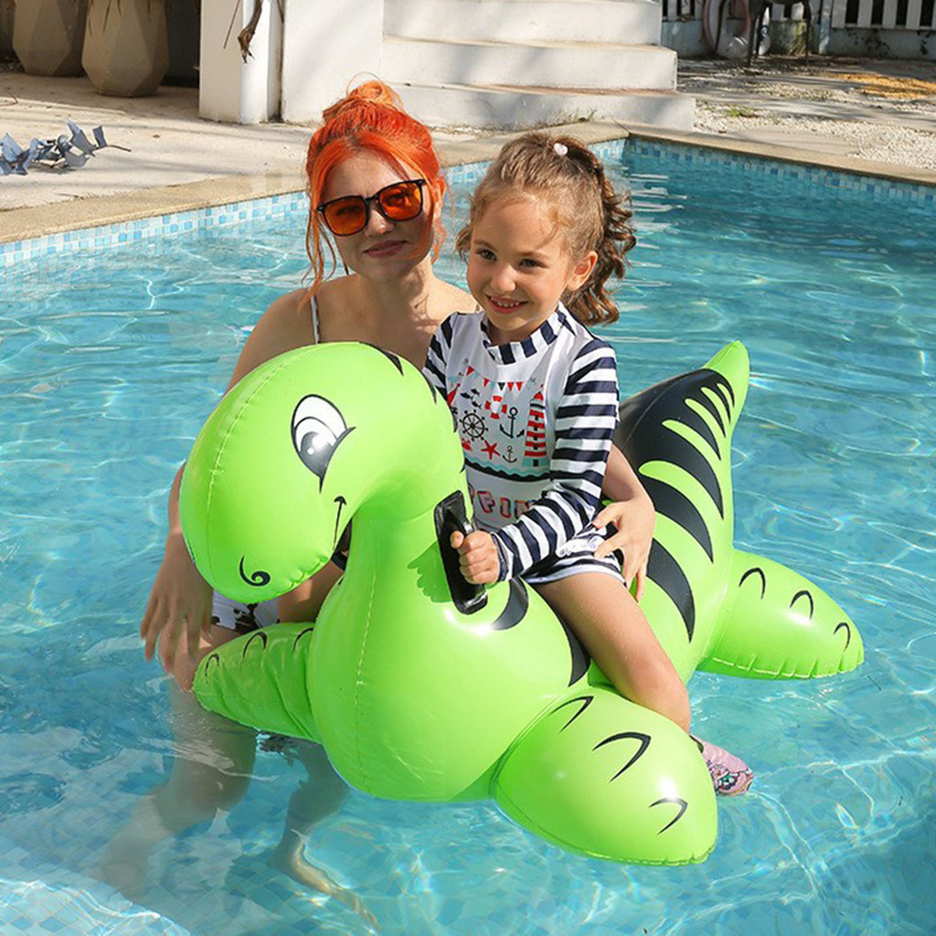 Inflatable Pool Ride-on Dinosaur Durable Inflatable Swimming Pool ...