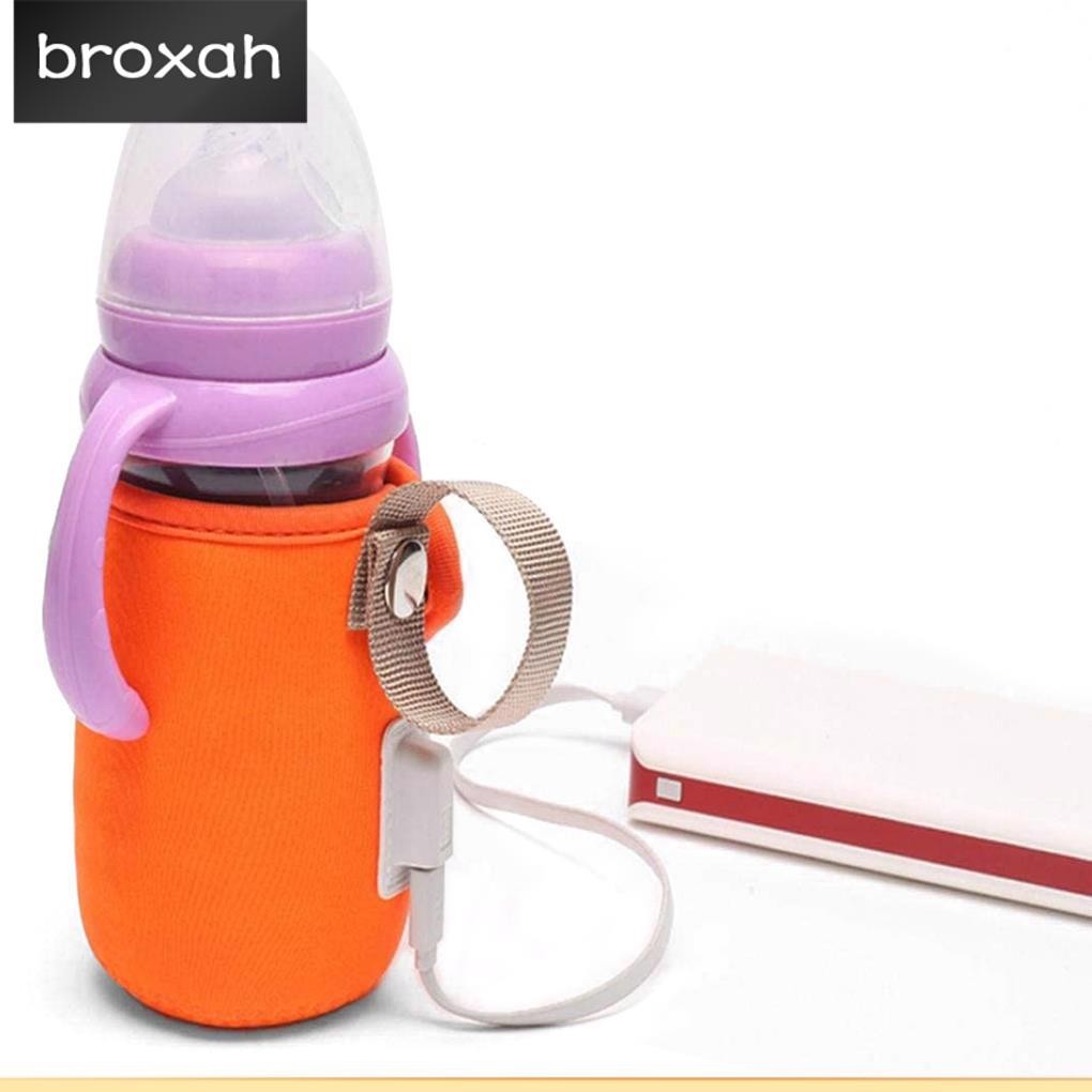 USB Baby Bottle Warmer Heater Insulated Portable Bag Warm Car Bag