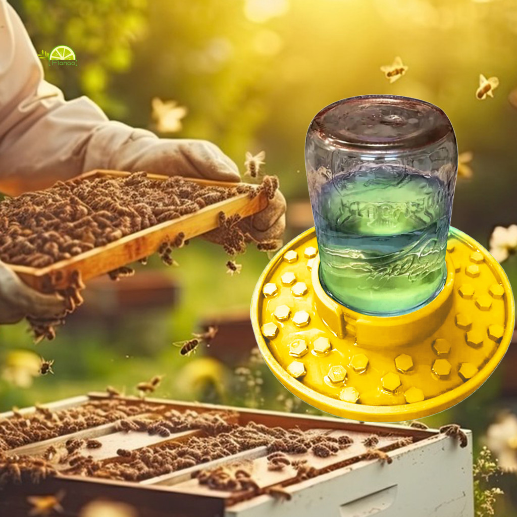 Garden Bee Feeder Bee Water Container Bee Feeder Tray for Thirsty ...