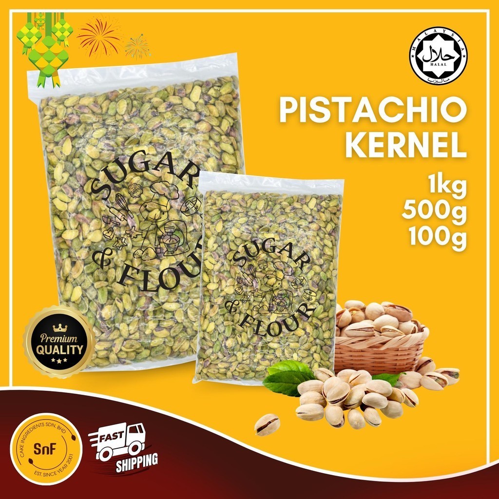 Pistachio Kernel Kacang Pistachio Nuts Whole Pistachio Halal 1kg ...