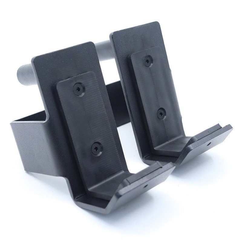 Squat Rack Barbell Bar Hook J-Shaped Hook with Roller Weightlifting ...