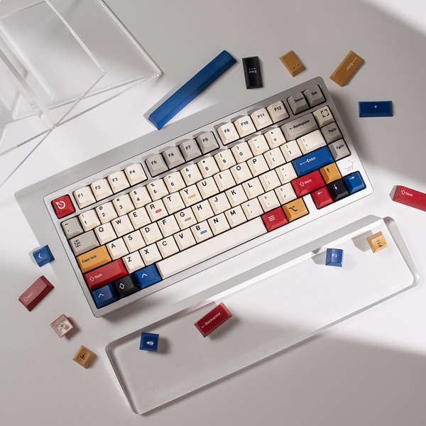 sa keycap keycap ไทย keycap Retro Loud Lights Large Full Set Mechanical ...