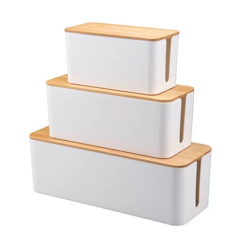 Wire Plug-In Strip Storage Cable Management Box Charger Waterproof ...