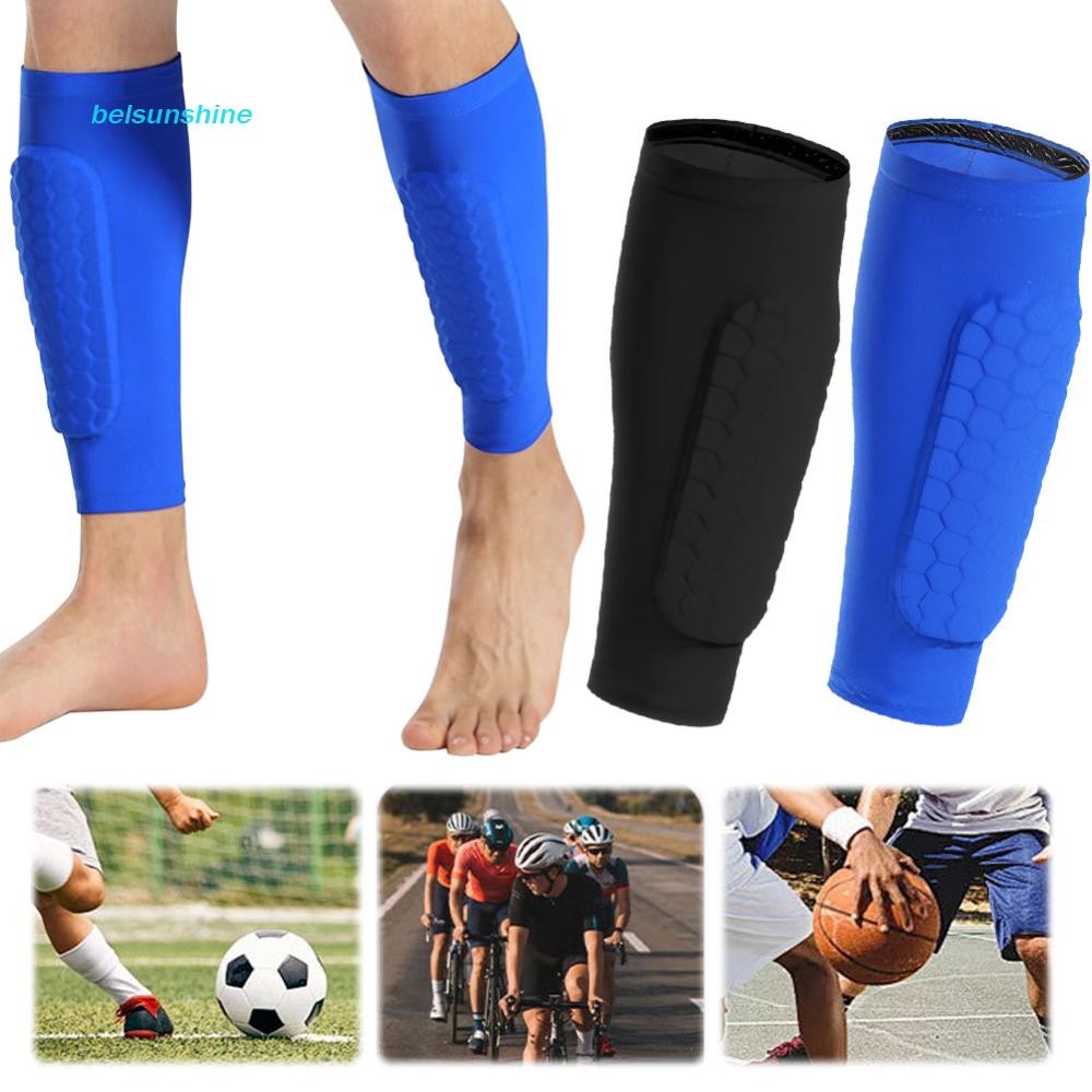 Soccer Protection tibia ski with Honeycomb Pad Sports Shin Splints Calf ...