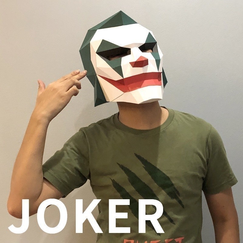 Maka Three-Dimensional Paper Model Christmas Funny Clown Headgear ...