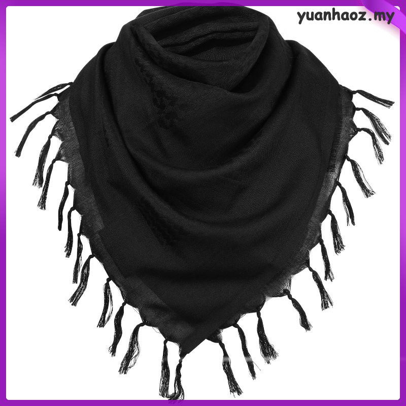 Men Bandana Mens Cold Weather Scarves Desert Scarf Cotton for Women Lightweight Arab Shemagh