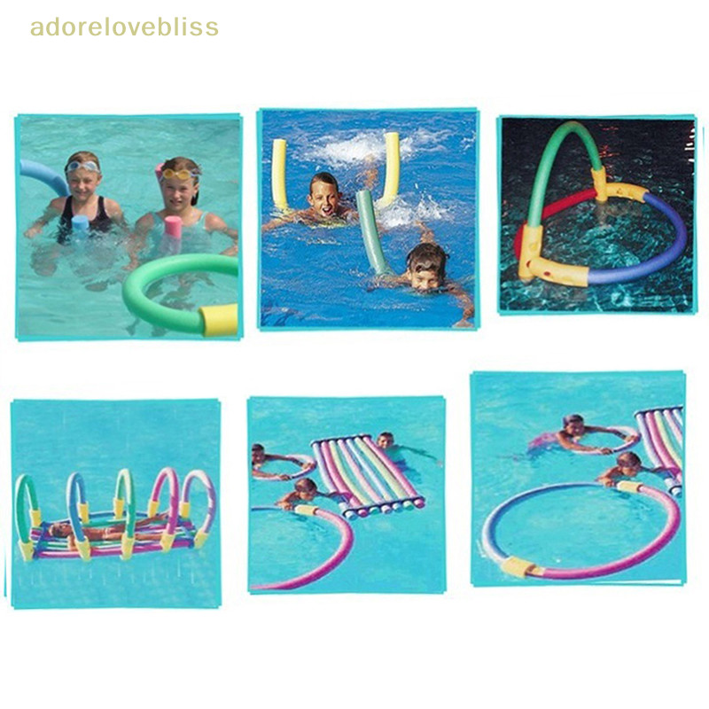 ADD Hollow Flexible Swimming Pool Water Float Foam Noodles Connector ...