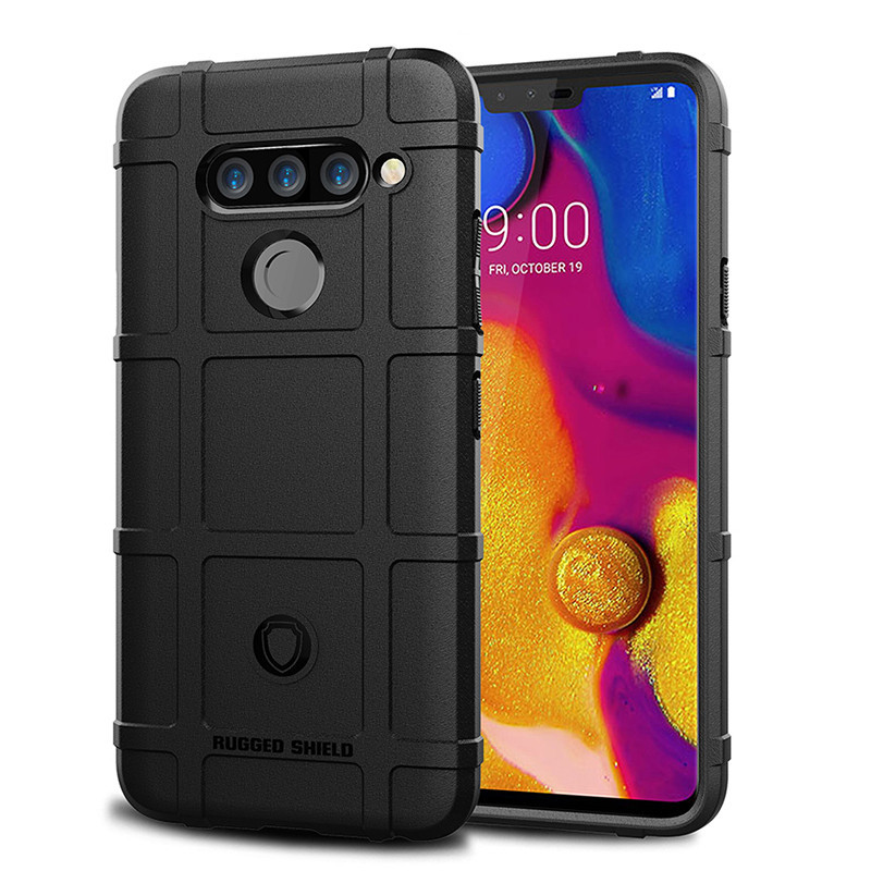 For LG V40 ThinQ Full Cover Hybrid Rugged Shield Shockproof Armor Case ...