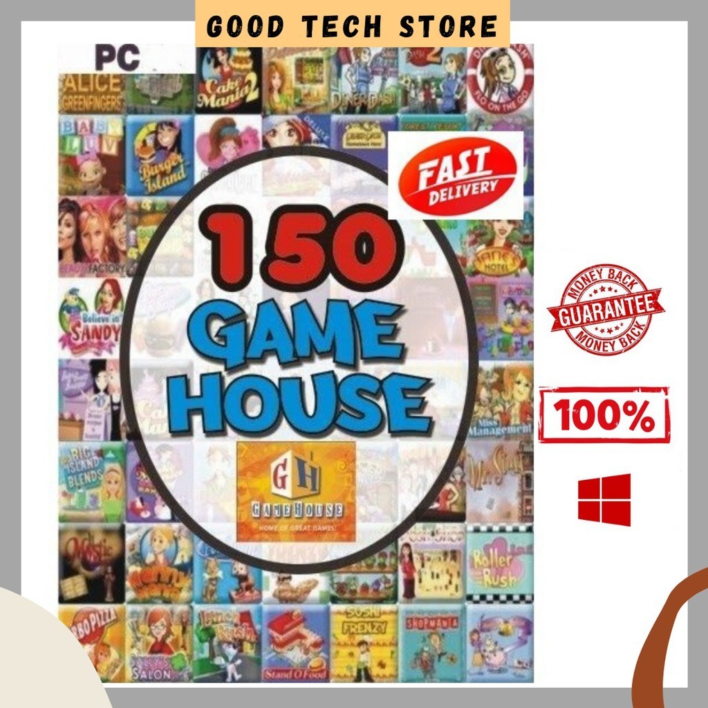 150 GameHouse Full Set Digital PC Games (Google Drive) (Diner Dash ...