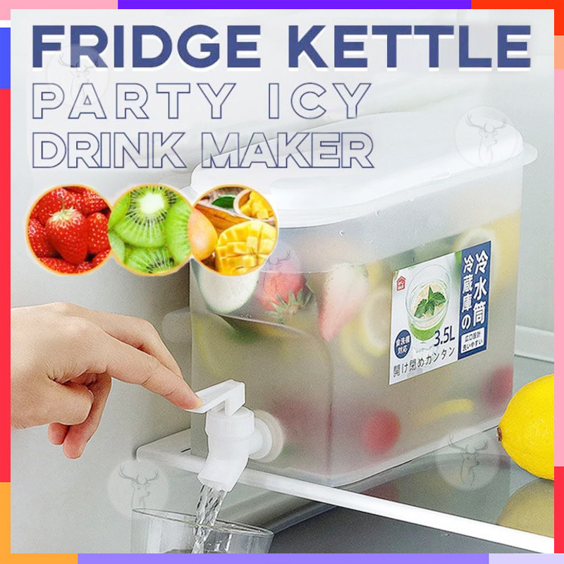 3.5L Large Capacity Cold Water Pitcher Cold Kettle With Faucet ...