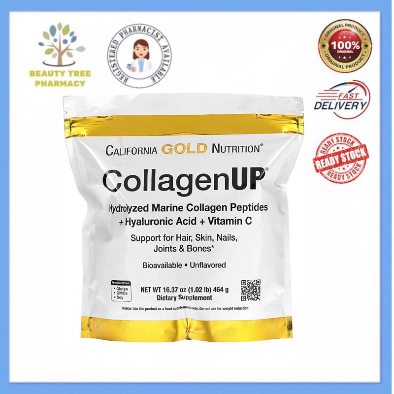 California Gold Nutrition CollagenUP Collagen up (Marine Hydrolyzed ...