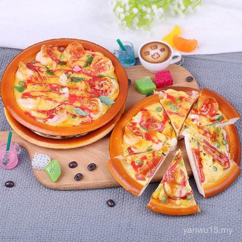Simulation Pizza Pizza Model Fake Food Seafood Bacon Sausage Pizza Food ...
