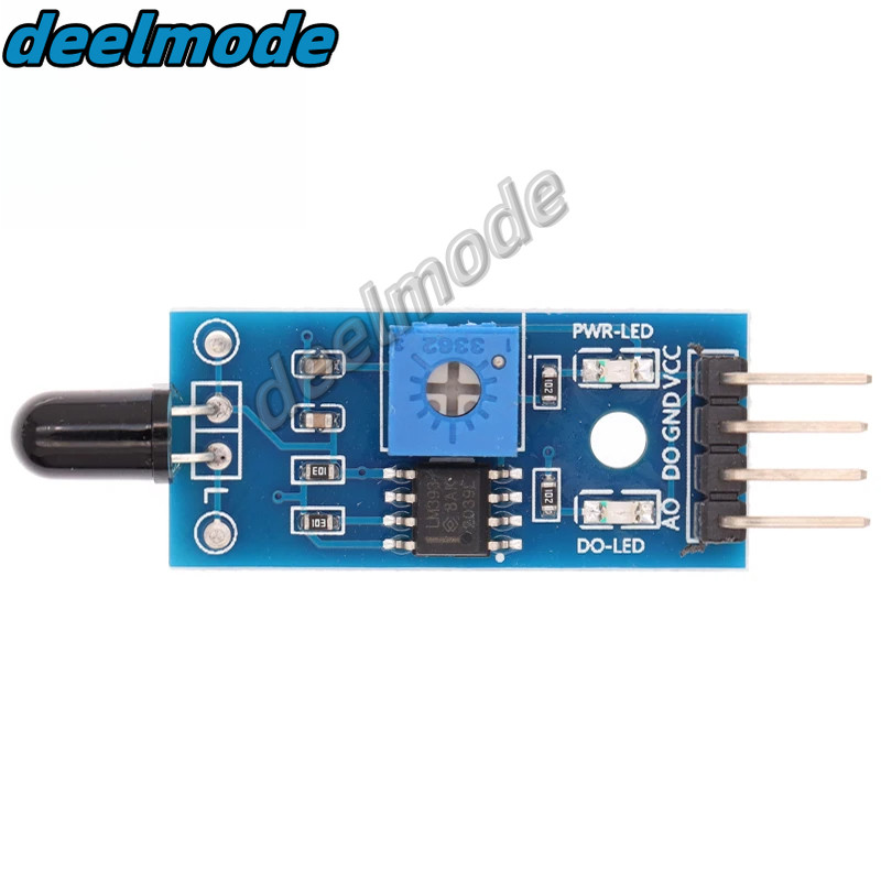IR Infrared 3 Wire Flame Detection Sensor Module IR Flame Sensor Module ...