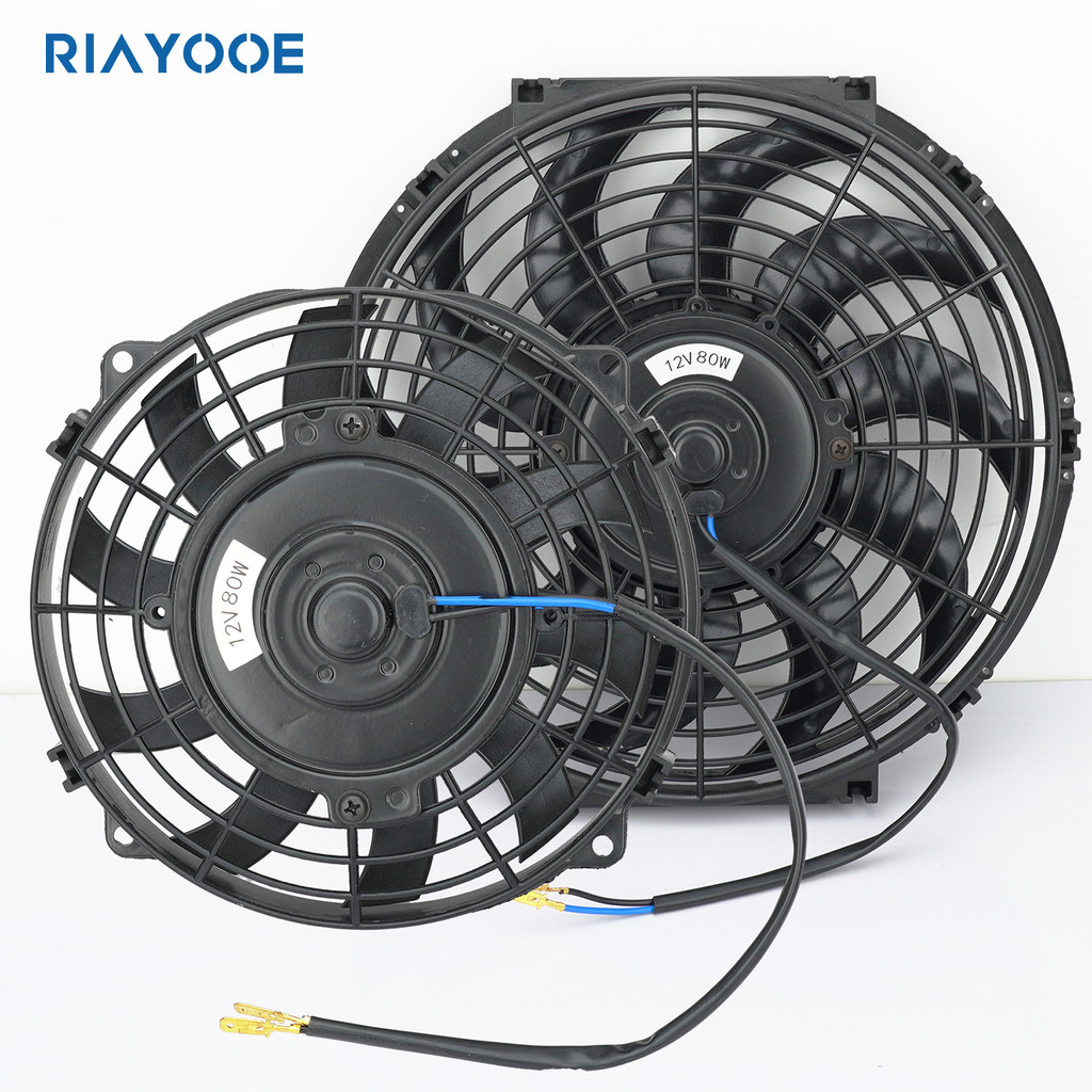 Hot Sale Universal 12V 80W Car Air Conditioner Electric Radiator Fan ...