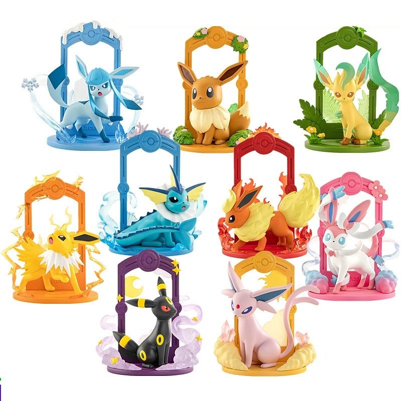 Original Funism Pokemon Pocket Monsters Eevee Adventure Blind Box Set ...