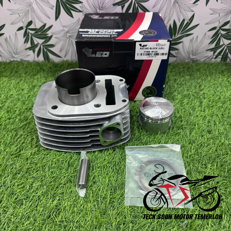 Original LEO Racing Block Wave125 W125 (Thailand) w125s w125x 57mm 60mm ...