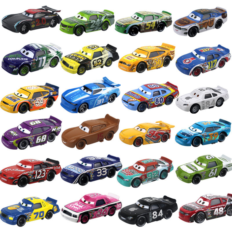 Pixar Cars 2 3 Metal Alloy Diecast All Number Coding Car Model Car Boy ...
