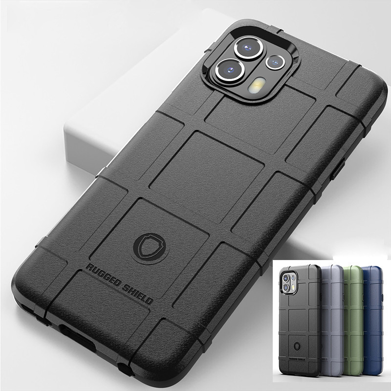Cover Per Motorola Edge 20 Lite / Edge 20 Fusion: Custodia Ibrida TPU + PC Bumper Rigido Antiurto 360° Trasparente - Bianco - 2