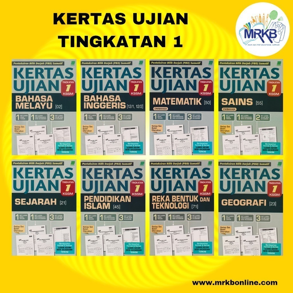 KERTAS UJIAN TINGKATAN 1 | Shopee Malaysia