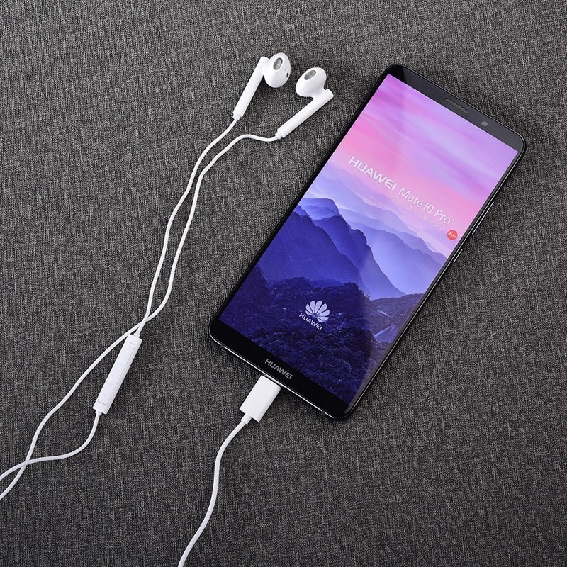 Original Huawei CM33 Type C Earphone Hi-Res Audio In-Ear Headsets With ...