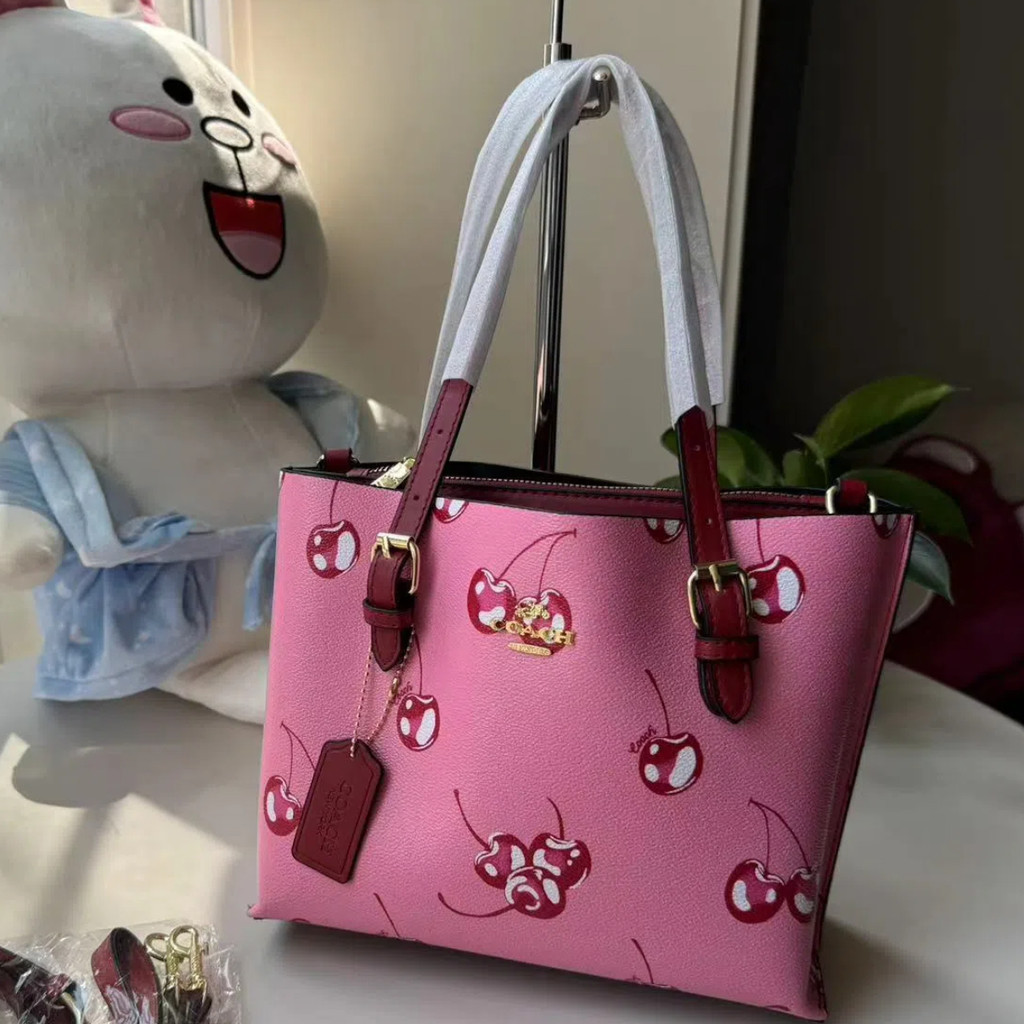 24 Classic Coach Pink Cherry Shoulder Bag Women's Shoulder Bag | Shopee ...