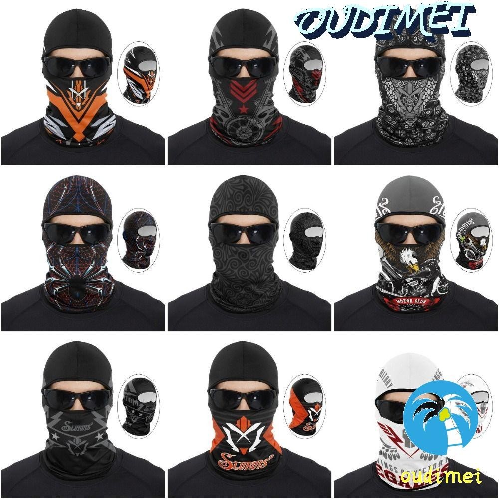 OUDIMEI Motorcycle Balaclava, Funny Ape Mouth Skull Breathable Cycling ...