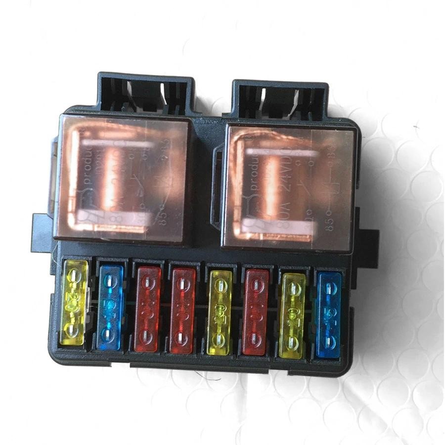 12V 2 Way Circuit Relay Blade Fuse Box Car Boat Auto Automotive Holder ...