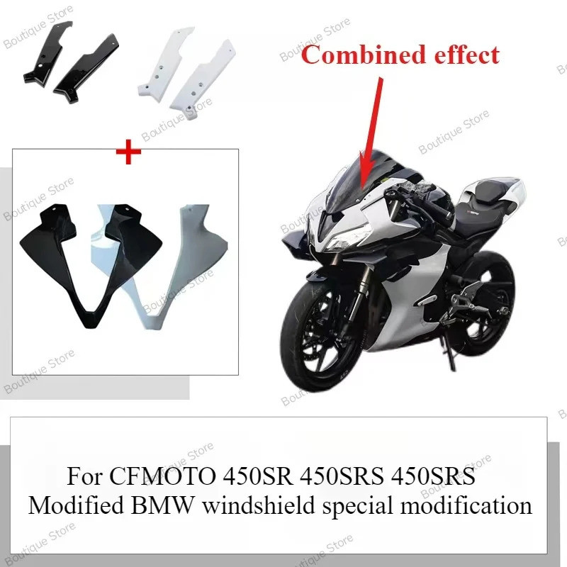 Cupolino Per CFMOTO 450SR 2022-2023 - Parabrezza Moto In Acrilico