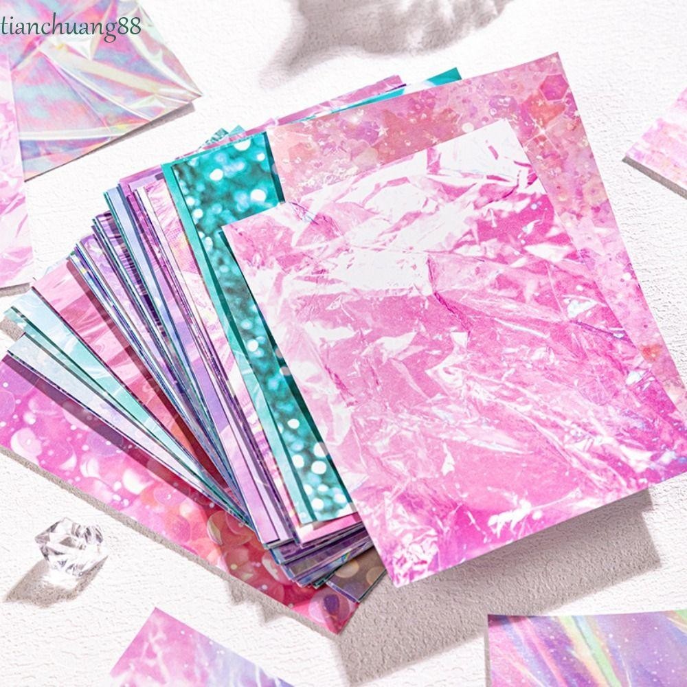 TIANCHUANG Message Paper, Dreamy Sticky Collage Sticker, Stationery ...