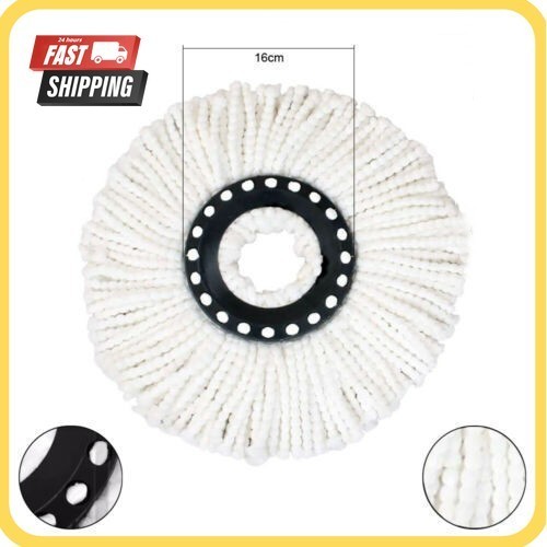 Universal Fitting Spin Mop Microfiber Mop Cloth Kain Mop Putar Mop ...