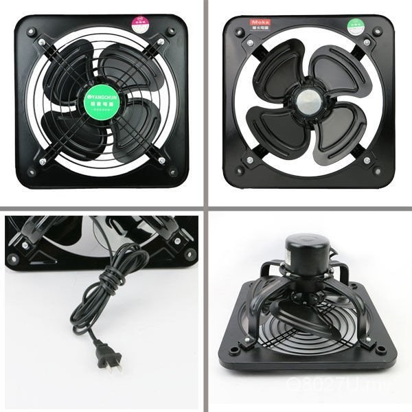 Powerful Wind Iron Exhaust Fan 33.3cm 46.6cm Ventilation Fan Kitchen