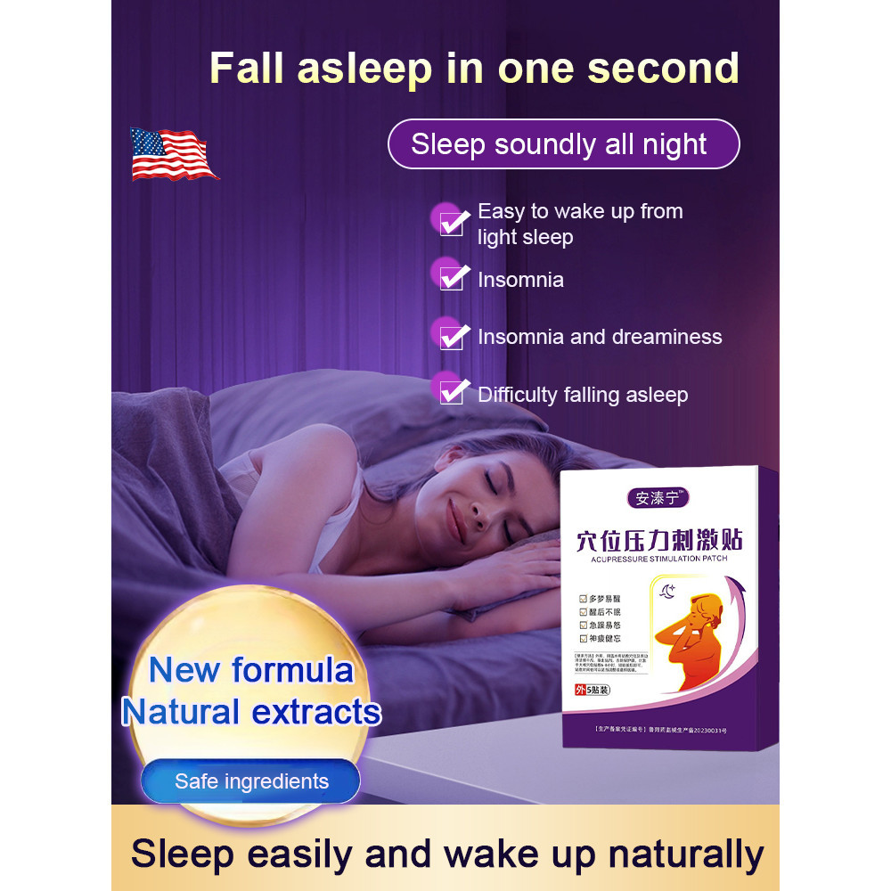 Acupressure Stimulation Sleep Patch Dreamy and Wakeful Patch Therapy
