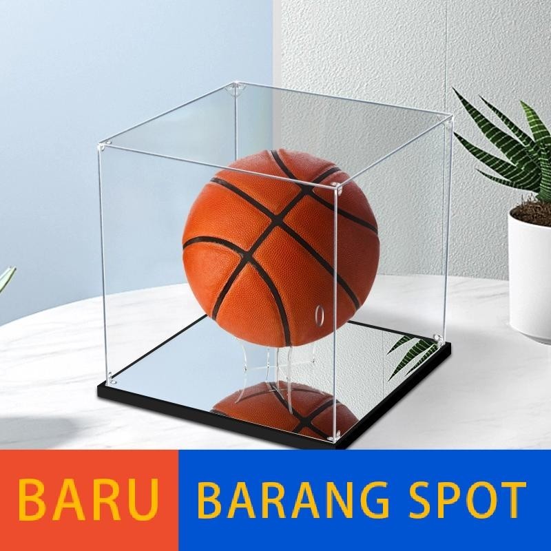 Transparent Transparent Display Box Acrylic Football Basketball Mirror ...