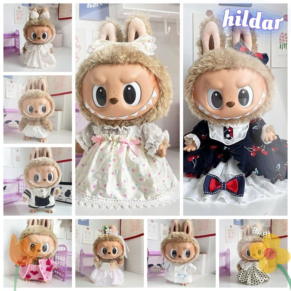 HILDAR Doll Clothes, Labubu Time To Chill Filled Cotton Doll Shirt ...