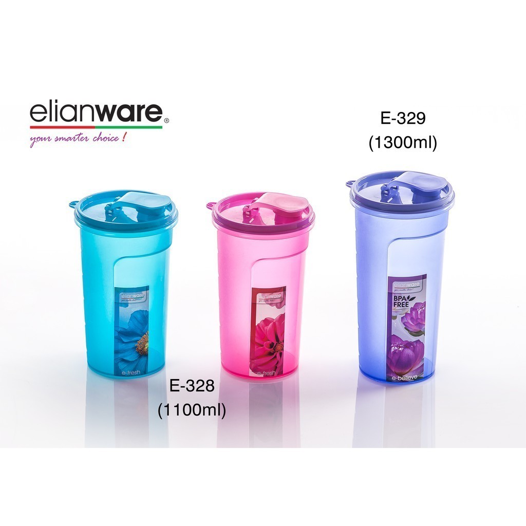 Elianware 1100ml /1300ml E-Fresh BPA Free Water Tumbler Botol Air ...