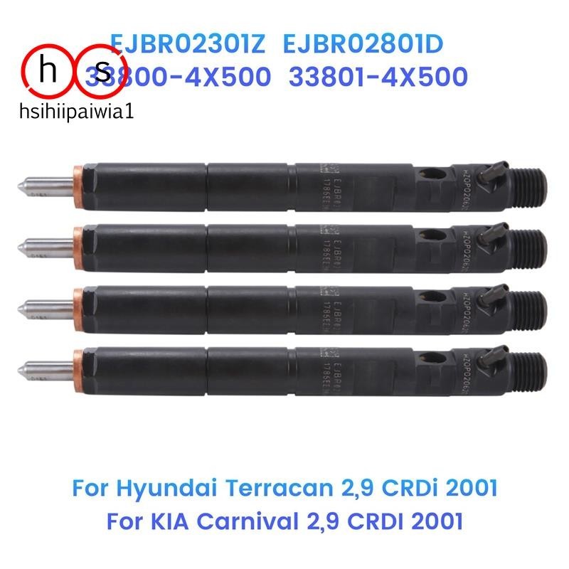 Injecteur Carburant Diesel CRDI Pour KIA Carnival Sedona 2.9L 2001- EJBR02801D / 33800-4X500 – Qualité Premium