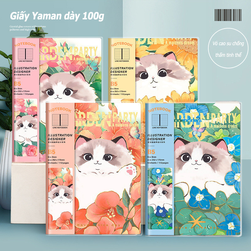 Crystal notepad, anti-freeze rubber sleeves, thick and high-quality b5 ...